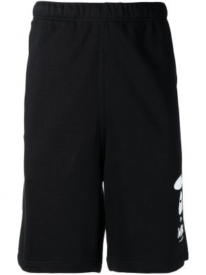 Shorts de sport à imprimé Aape By *a Bathing Ape® noir