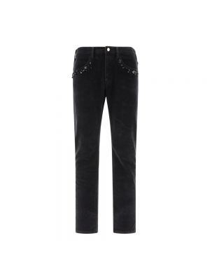 Cord skinny jeans mit spikes Undercover schwarz
