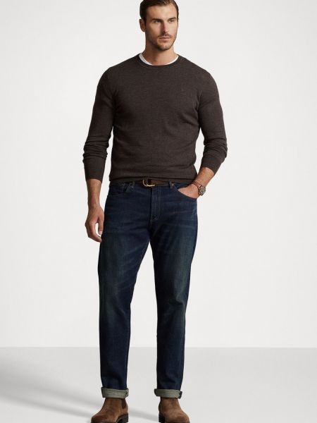 Sweter Polo Ralph Lauren Big & Tall brązowy