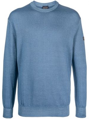 Pull en tricot Paul & Shark bleu