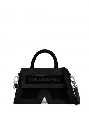 Wildleder shopper handtasche Karl Lagerfeld