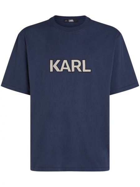 T-shirt Karl Lagerfeld blå