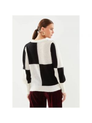 Jersey de lana a cuadros de tela jersey Suncoo