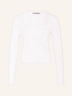 Рубашка Ganni белая