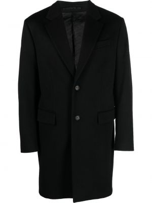 Палто с копчета Versace черно