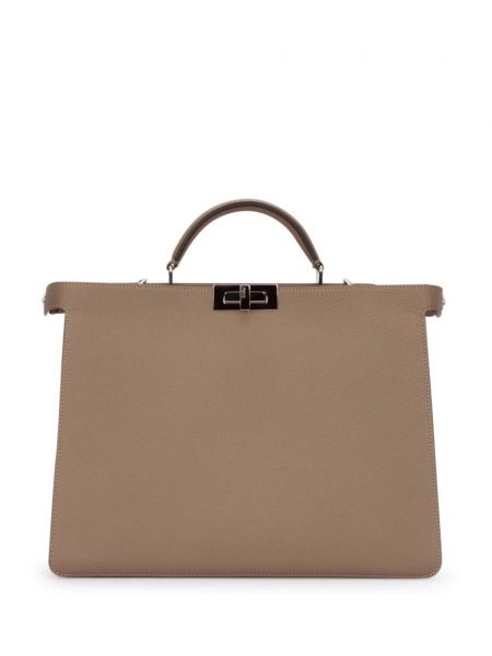 Shopping bag Fendi brun