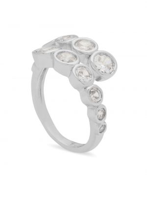 Křišťálový prsten Kenneth Jay Lane stříbrný