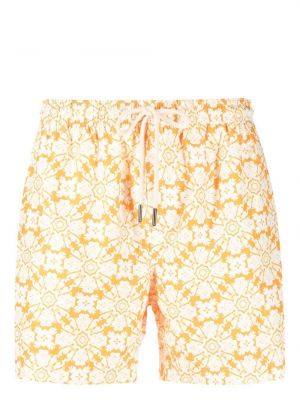 Mustriline lühikesed püksid Peninsula Swimwear oranž