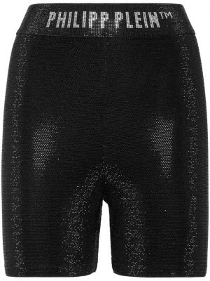 Kratke hlače s potiskom Philipp Plein črna