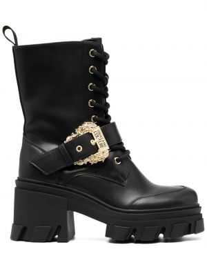 Ankle boots skórzane Versace Jeans Couture