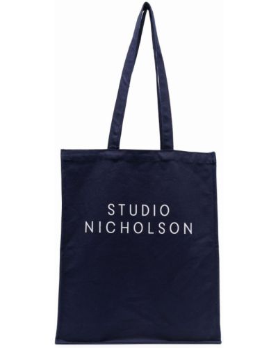 Borsa tote Studio Nicholson, blu