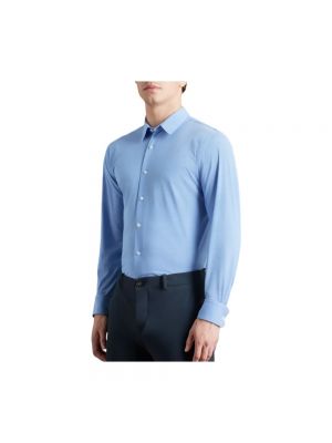 Camisa de tejido jacquard Rrd azul