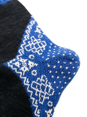 Socken mit absatz Kapital blau