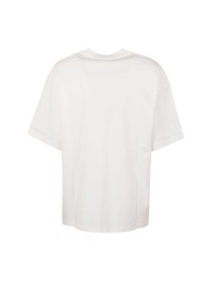 Haftowana koszulka Lanvin biała