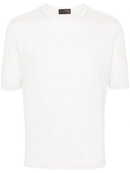 Bavlněné tričko Dell'oglio šedé
