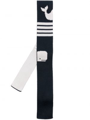 Жакардова копринена вратовръзка Thom Browne