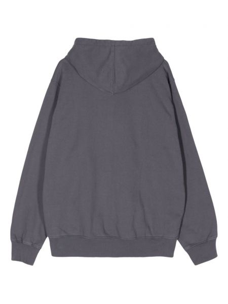 Hoodie brodé en coton This Is Never That gris