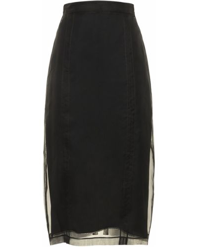 Pieštuko formos sijonas Gucci juoda