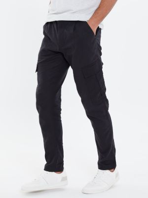 Pantaloni cu buzunare Threadbare negru