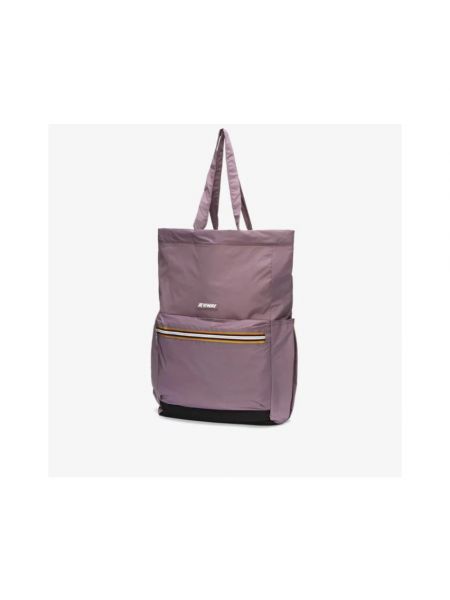 Shopper handtasche mit taschen K-way pink