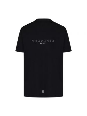 Camiseta de algodón con estampado Givenchy negro
