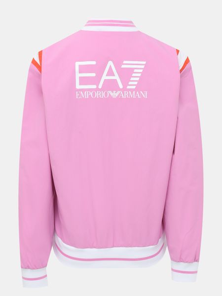 Бомбер Ea7 Emporio Armani розовый