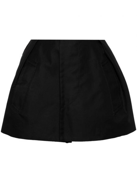 Shorts ausgestellt mit plisseefalten Sacai schwarz