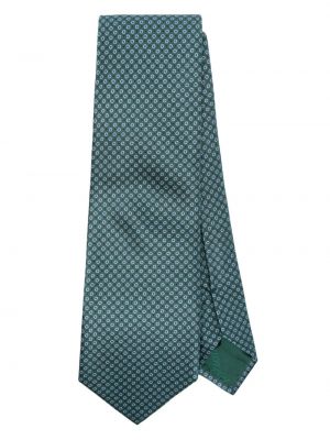 Cravată de mătase cu imagine cu imprimeu geometric Brioni