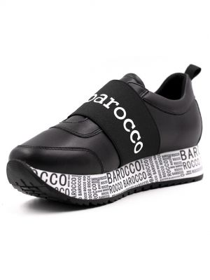 Черные кроссовки Roccobarocco