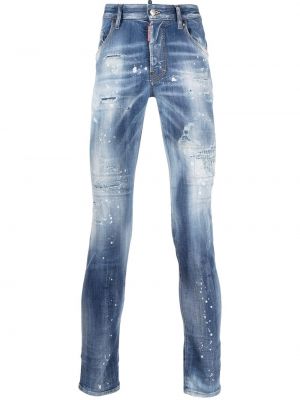 Skinny jeans Dsquared2 blå