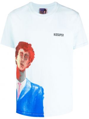 T-shirt à imprimé Kidsuper bleu