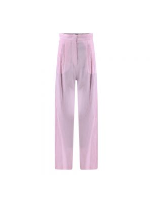 Spodnie relaxed fit Vivetta różowe