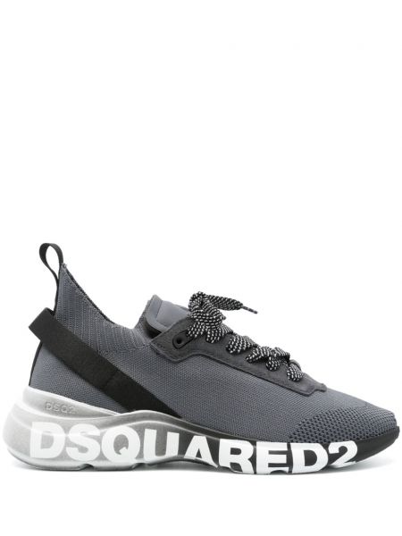 Sneakerși Dsquared2 gri