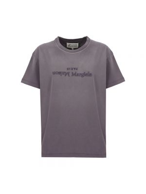 T-shirt aus baumwoll Maison Margiela lila