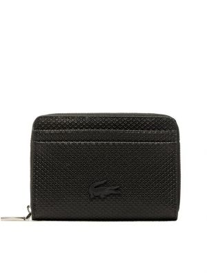 Peňaženka na zips Lacoste čierna