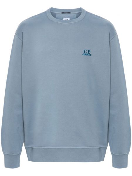 Broderet sweatshirt C.p. Company blå