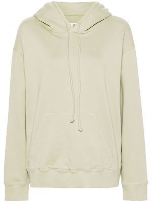 Pamučna hoodie s kapuljačom s printom Mm6 Maison Margiela zelena