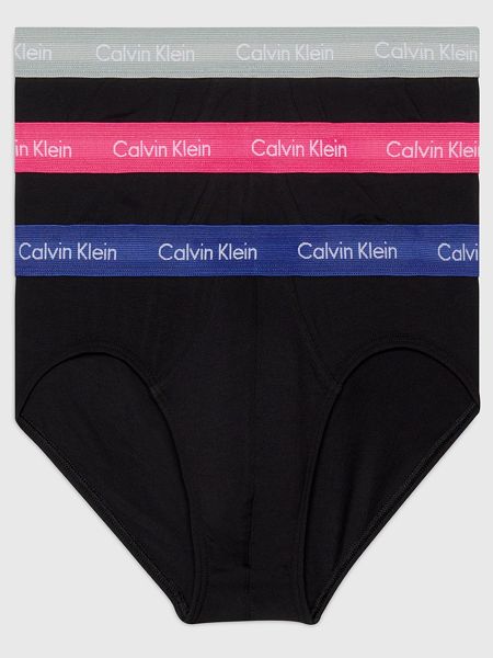 Bragas slip de algodón Calvin Klein negro