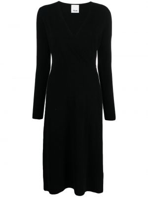 Kleid mit v-ausschnitt Allude schwarz