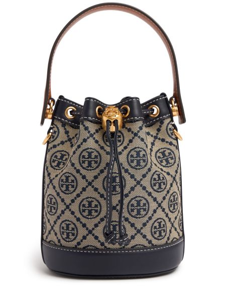 Färgad väska i jacquard Tory Burch blå