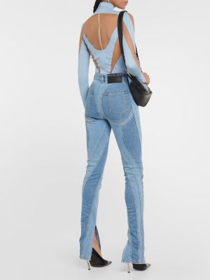 Jeans skinny Mugler blu