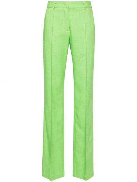 Zelené rovné kalhoty Msgm
