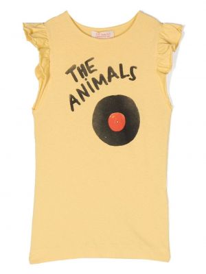 T-shirt con stampa The Animals Observatory giallo