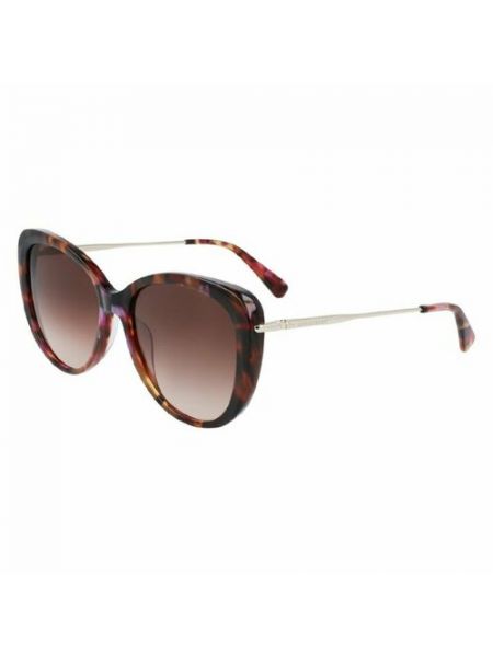 Коричневые очки солнцезащитные Longchamp