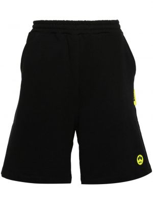 Shorts de sport avec applique Barrow noir