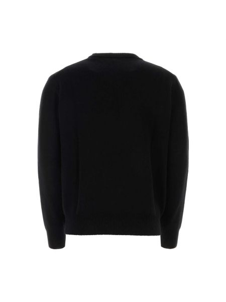 Sudadera de lana de lana merino de tela jersey Vivienne Westwood negro