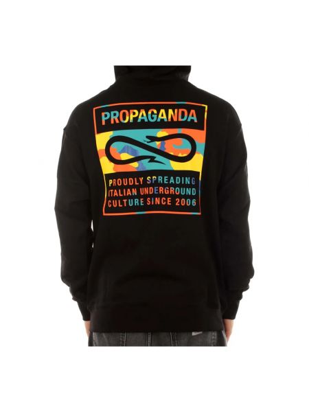 Bluza z kapturem Propaganda czarna