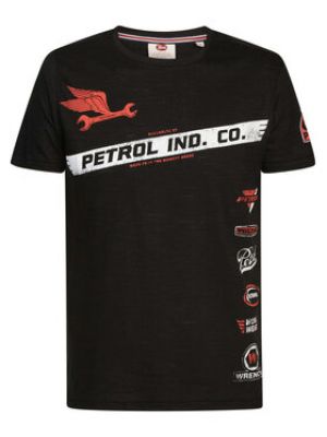 Priliehavé tričko Petrol Industries čierna