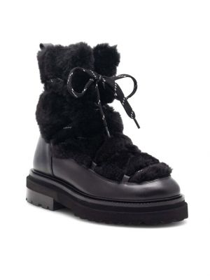 Členkové topánky Badura čierna