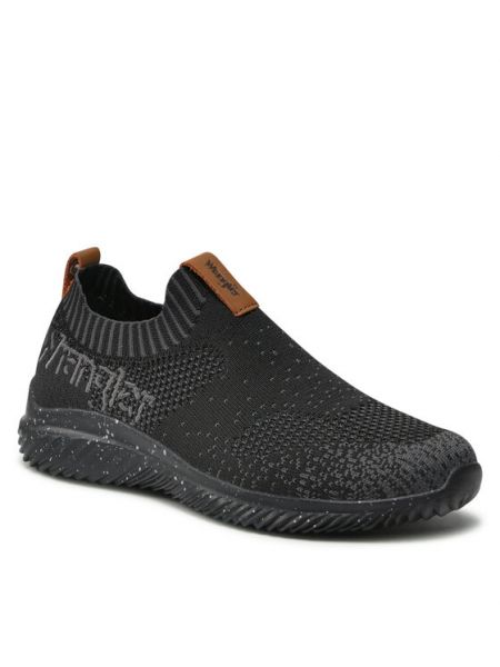 Sneakers slip-on Wrangler μαύρο